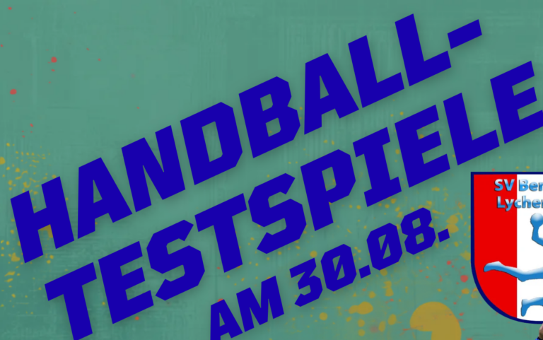 Testspiele am 30.08